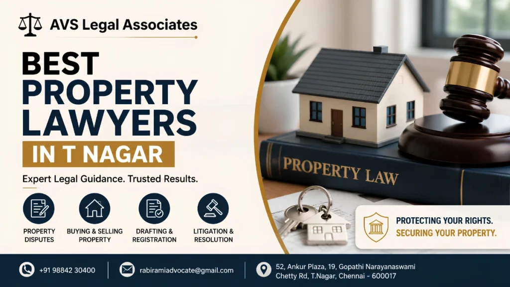 Best Property Lawyers in T Nagar