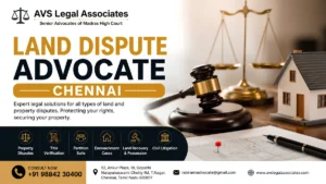 Land Dispute Advocate Chennai
