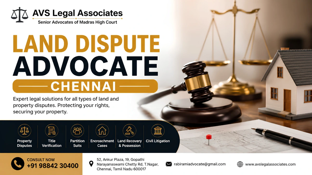 Land Dispute Advocate Chennai