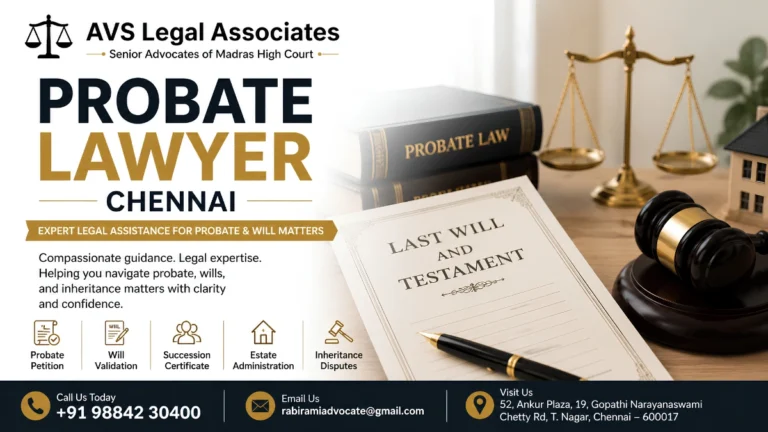 Probate Lawyer Chennai