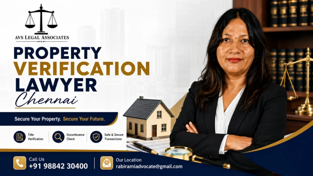 Property Verification Lawyer Chennai