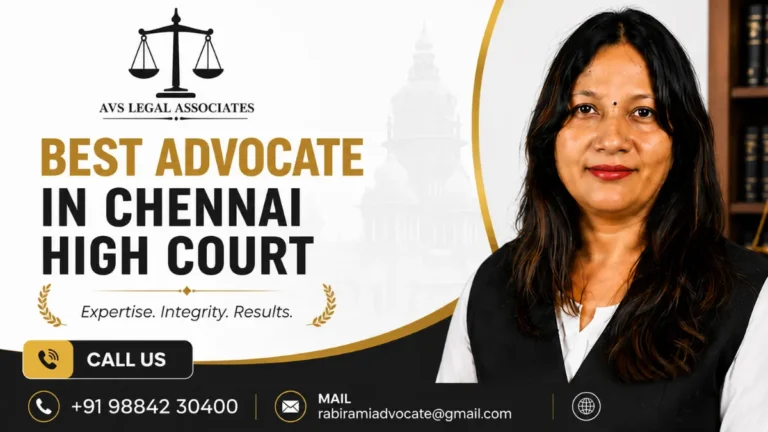 Best Advocate in Chennai High Court