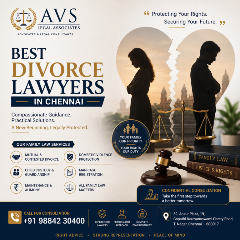 Best Divorce Lawyers in Chennai